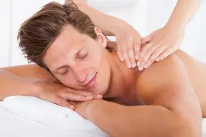 man having a swedish massage london marylebone 